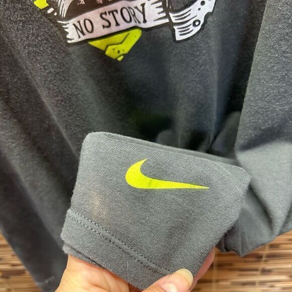 Nike Dri Fit Size Large (L) No Grind No Glory No Work No Story Tee - Picture 4 of 6